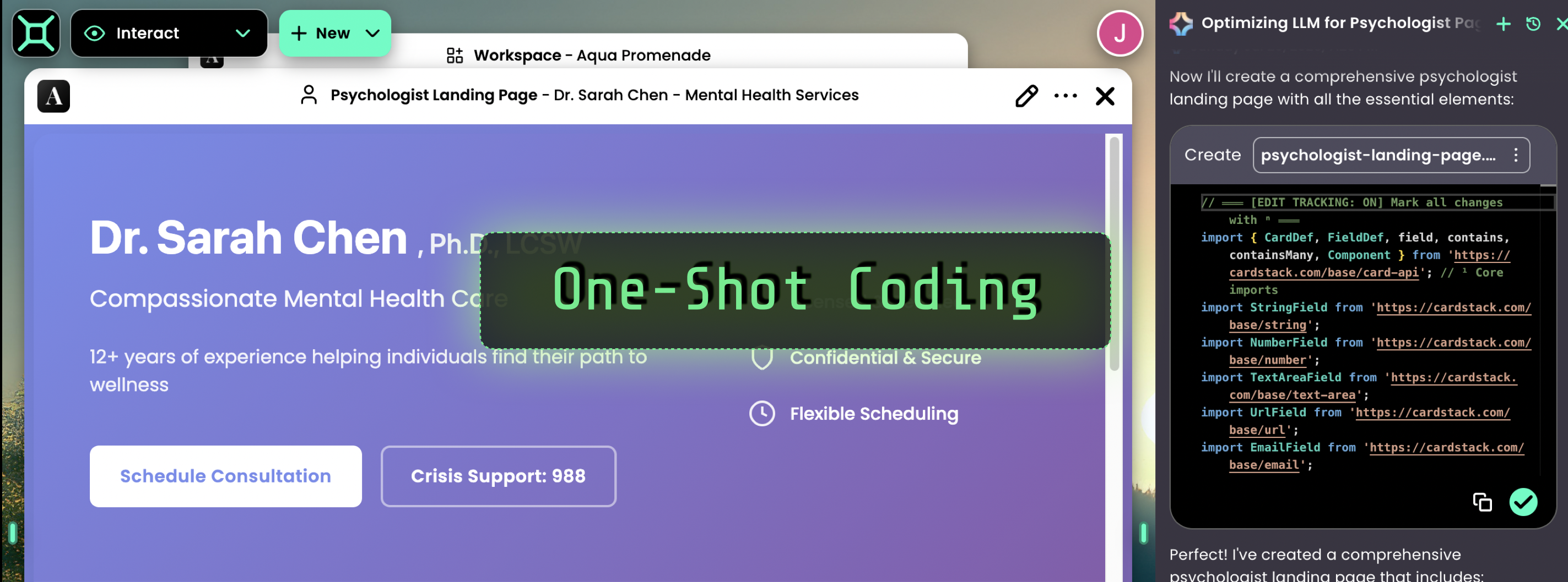 Tutorial 1: From Prompt to Prototype: One‑Shot Coding in Boxel