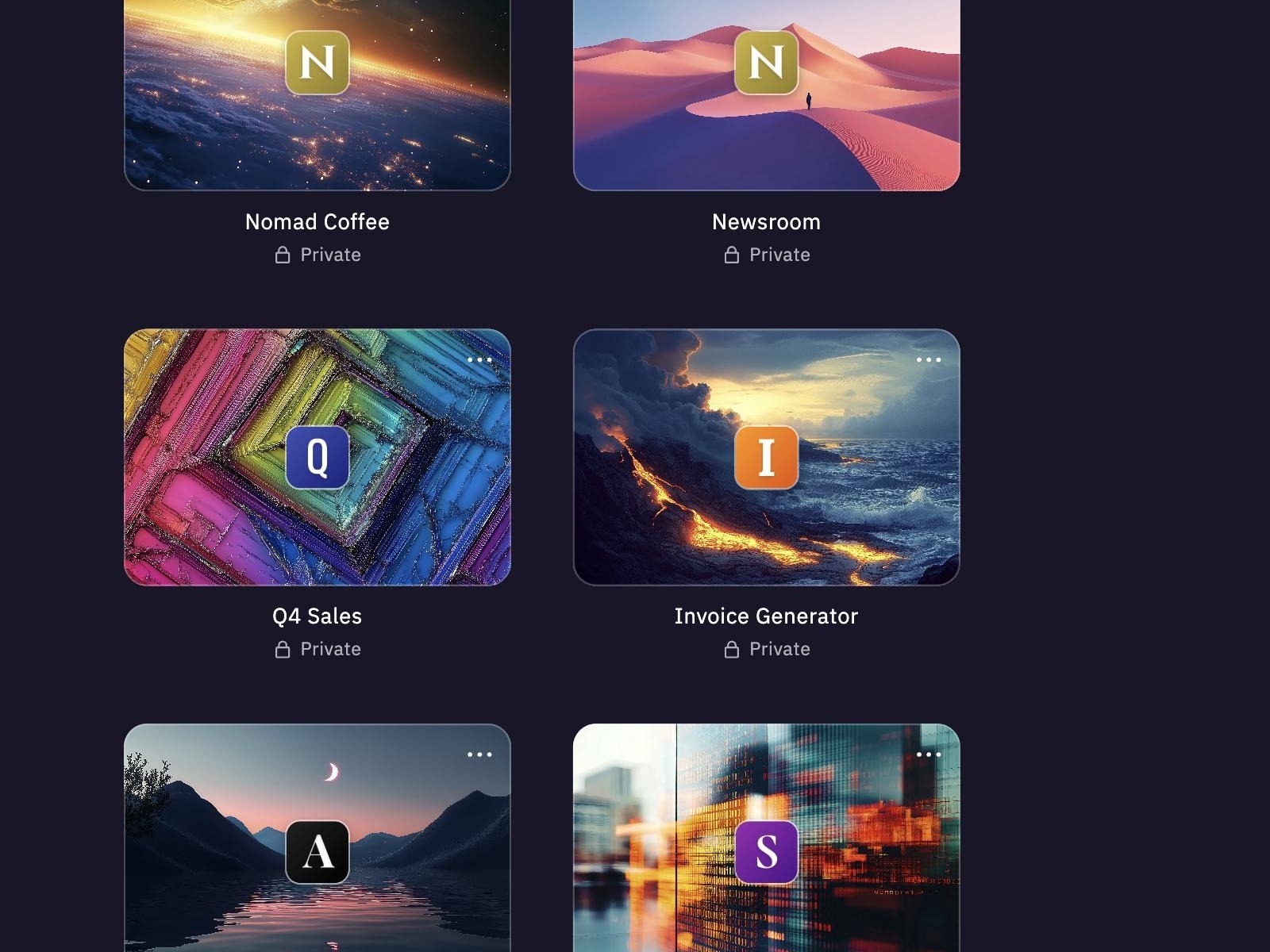 Compartmentalize projects